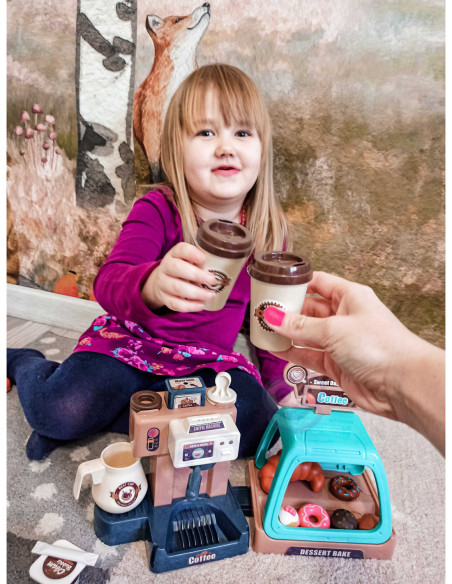 WOOPIE Zestaw Kawiarnia Ekspres do Kawy  + Witryna na Cistka