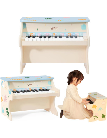CLASSIC WORLD Pianino Muzyczne dla Dzieci Nauka Gry + Książeczka