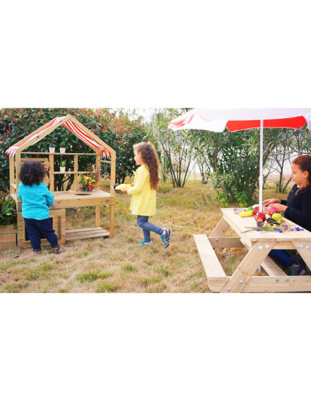 CLASIC WORLD Drewniana Kuchnia Oudoor