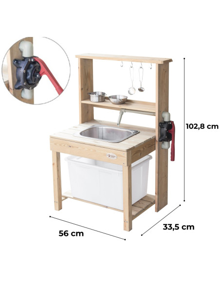 CLASSIC WORLD Drewniana Kuchnia Oudoor