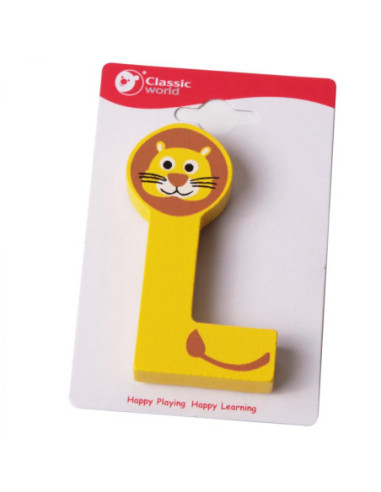 CLASSIC WORLD Drewniana Literka L