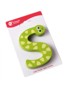 CLASSIC WORLD Drewniana Literka S