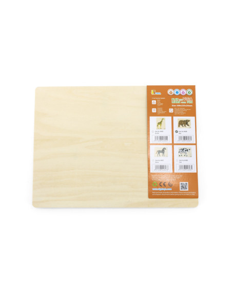 VIGA Drewniane Puzzle Montessori Słoń z Pinezkami