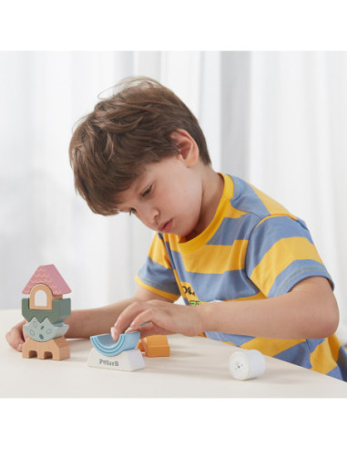 VIGA PolarB Drewniana Układanka Wieża