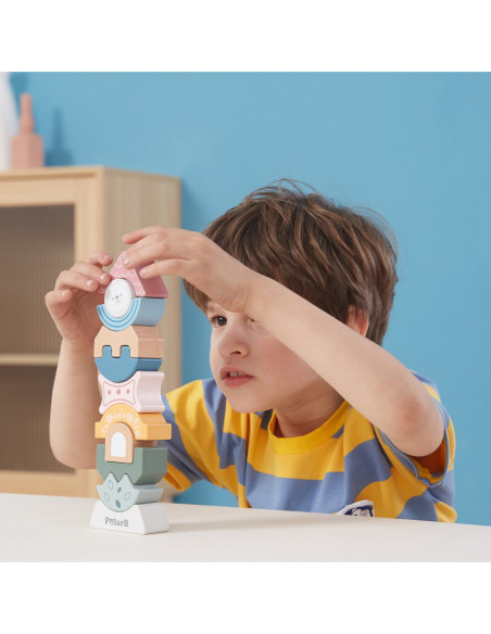 VIGA PolarB Drewniana Układanka Wieża