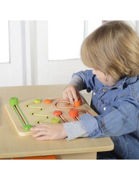 MASTERKIDZ Tablica edukacyjna Gra Przesuwna Labirynt