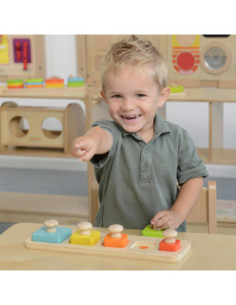 MASTERKIDZ Układanka Nauka Rozmiarów i Kolorów 2