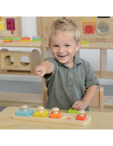 MASTERKIDZ Układanka Nauka Rozmiarów i Kolorów