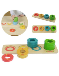 MASTERKIDZ Montessori Colors and Sizes Learning Game