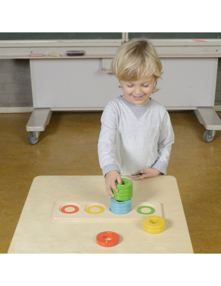 MASTERKIDZ Gra Nauka Liczenia Kolorów Rozmiarów Układanka