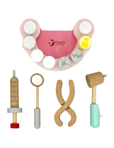 CLASSIC WORLD Zestaw małego dentysty walizka lekarza