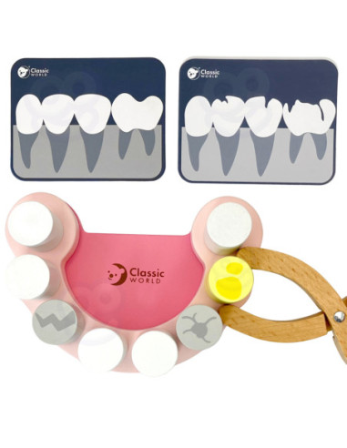 CLASSIC WORLD Zestaw małego dentysty walizka lekarza