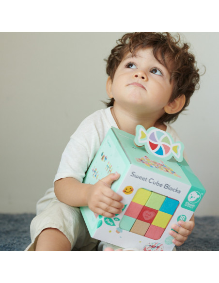 CLASSIC WORLD Drewniana Układanka zestaw klocków