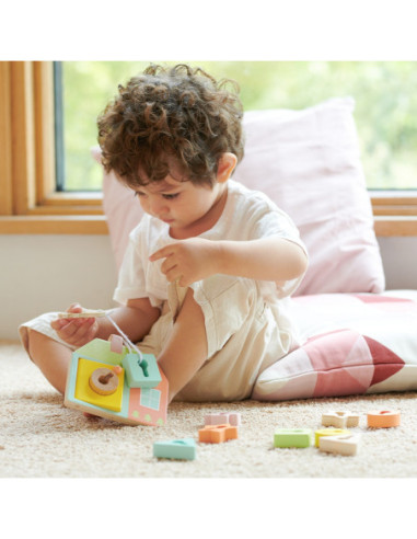 CLASSIC WORLD Drewniane Klocki do Nawlekania