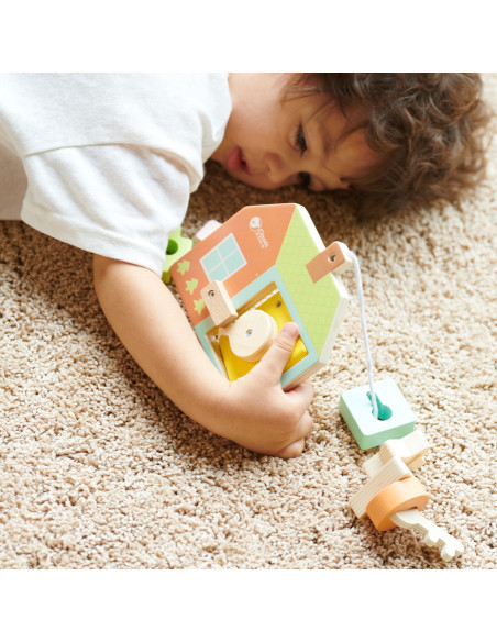 CLASSIC WORLD Drewniane Klocki do Nawlekania