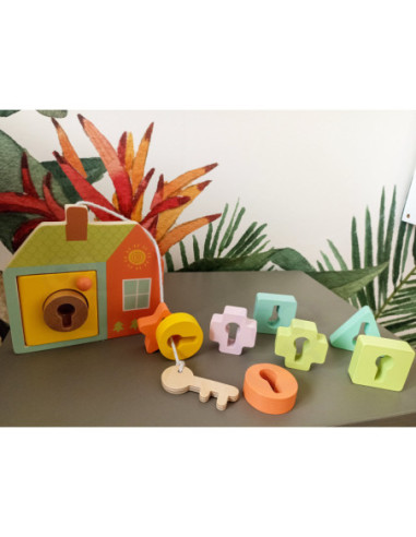 CLASSIC WORLD Drewniane Klocki do Nawlekania