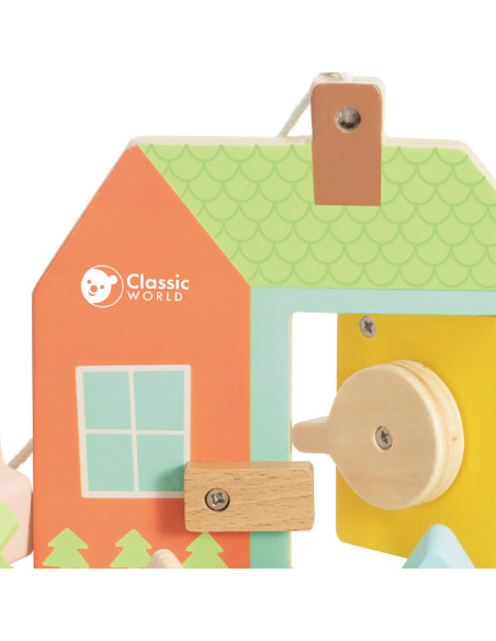 CLASSIC WORLD Drewniane Klocki do Nawlekania