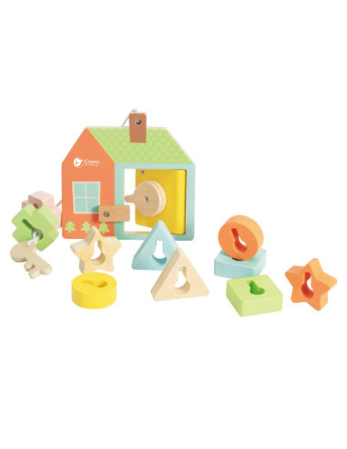 CLASSIC WORLD Drewniane Klocki do Nawlekania