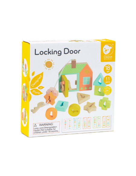 CLASSIC WORLD Drewniane Klocki do Nawlekania