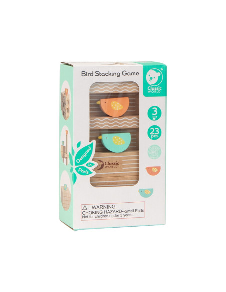 CLASSIC WORLD Gra Edukacyjna Układanie Ptaków