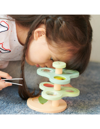 CLASSIC WORLD Mikroskop 2w1 Lupa dla Dzieci Eksploracja Świata Przyrody