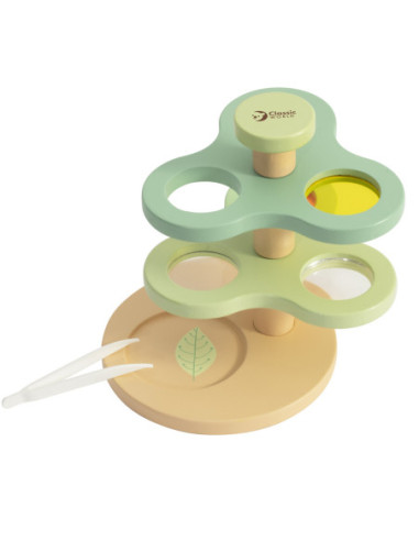 CLASSIC WORLD Mikroskop 2w1 Lupa dla Dzieci Eksploracja Świata Przyrody