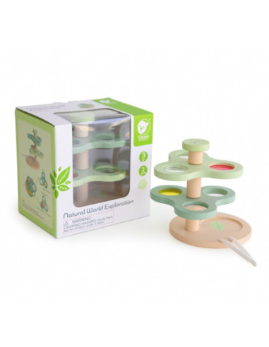 CLASSIC WORLD Mikroskop 2w1 Lupa dla Dzieci Eksploracja Świata Przyrody