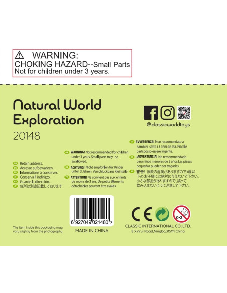 CLASSIC WORLD Mikroskop 2w1 Lupa dla Dzieci Eksploracja Świata Przyrody