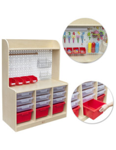 CLASSIC WORLD EDU Plastic Cabinet for Supplies