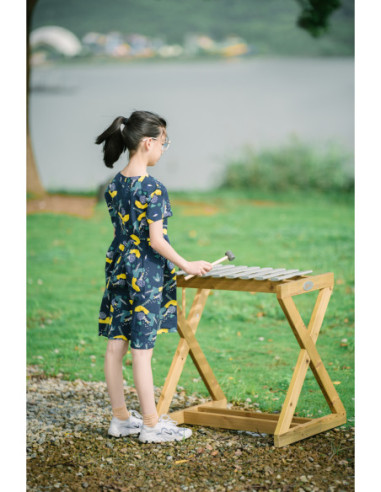 CLASSIC WORLD EDU Instrument Muzyczny Metalofon Duże Cymbałki Ksylofon