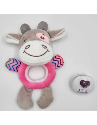 WOOPIE Interaktywny Pluszak Przytulanka dla Niemowląt Światło Dźwięk Byk Usypiacz