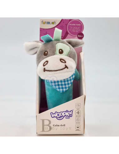 WOOPIE Pluszak Przytulanka dla Niemowląt Osiołek