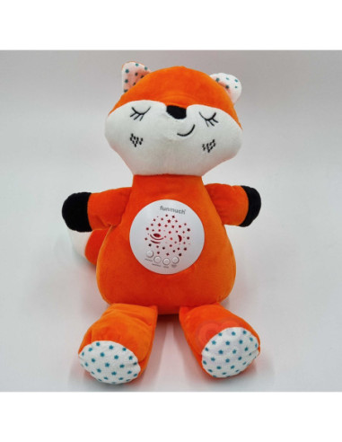 WOOPIE Przytulanka Usypiacz Projektor 2w1 Lis - 10 Kołysanek