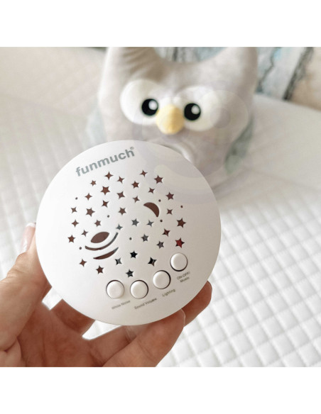 WOOPIE Przytulanka Usypiacz Projektor 2w1 Sówka - 10 Kołysanek