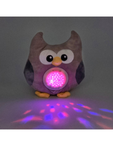 WOOPIE Przytulanka Usypiacz Projektor 2w1 Sówka - 10 Kołysanek