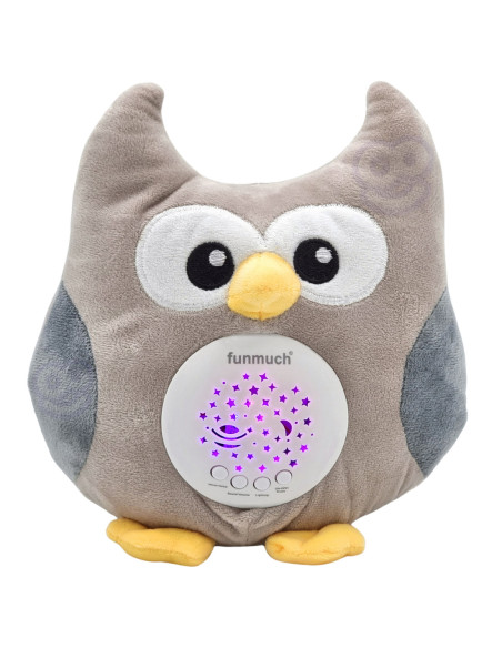 WOOPIE Przytulanka Usypiacz Projektor 2w1 Sówka - 10 Kołysanek