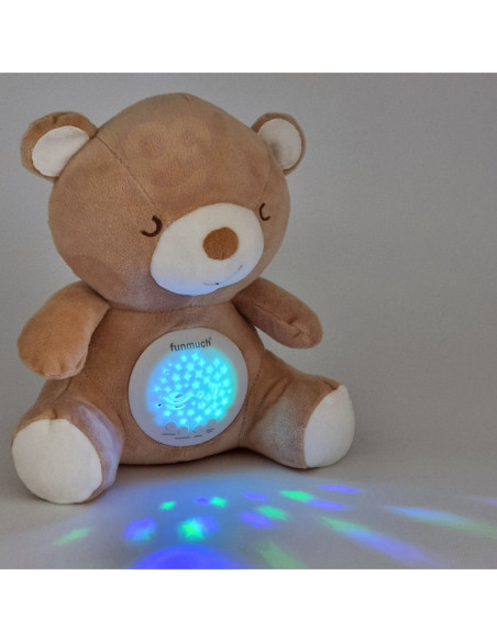 WOOPIE Przytulanka Usypiacz Projektor 2w1 Miś - 10 Kołysanek