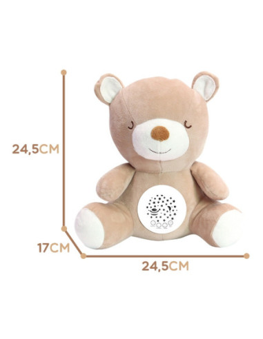 WOOPIE Przytulanka Usypiacz Projektor 2w1 Miś - 10 Kołysanek