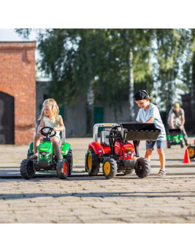 FALK Traktor na Pedały z Przyczepą Red Supercharger