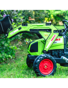 Claas Arion 430 Traktor na pedały z łyżką i przyczepką 1040AM Zielony FALK 2