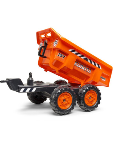 FALK Traktor z Przyczepą Maxi i Łyżką KUBOTA