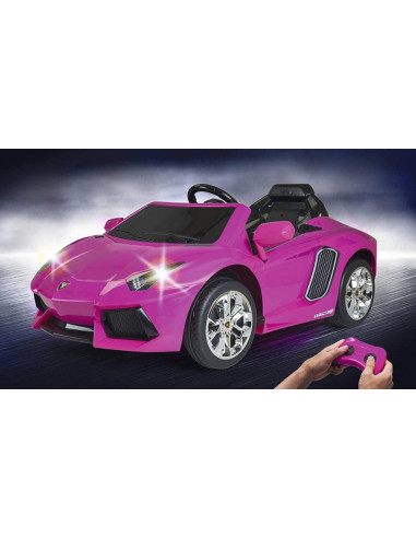 FEBER Lamborghini Aventador Pink samochód elektryczny 6V 3+