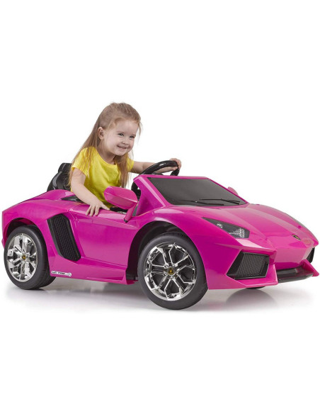 FEBER Lamborghini Aventador Pink samochód elektryczny 6V 3+