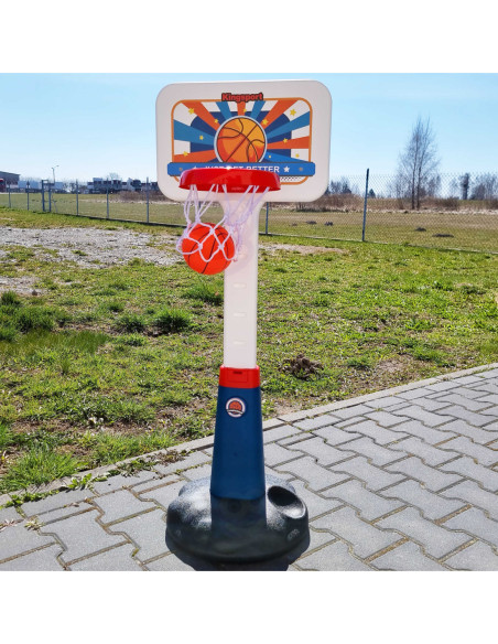 WOOPIE Zestaw Koszykówka Regulacja 99 - 125 cm + Piłka + Pompka