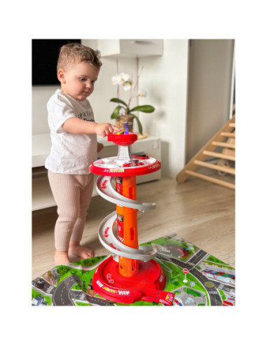 WOOPIE Tor Spirala Garaż dla Samochodzików 3 szt.