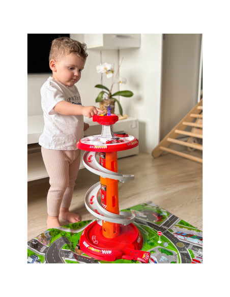 WOOPIE Tor Spirala Garaż dla Samochodzików 3 szt.