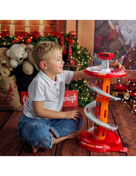 WOOPIE Tor Spirala Garaż dla Samochodzików 3 szt.