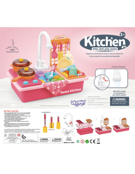 WOOPIE Zlewozmywak 2w1 Kuchnia dla Dzieci