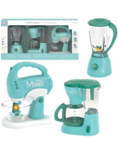WOOPIE 3-in-1 Children's Household Appliances Set: Mixer, Blender, Kitchen Robot