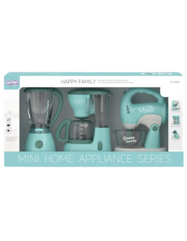 WOOPIE Zestaw AGD dla Dzieci 3w1 Mikser Blender Robot Kuchenny